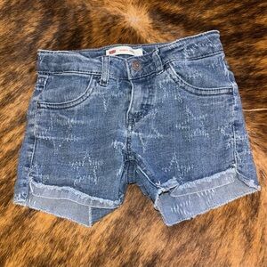 Levi's Star Patterned Denim Shorts